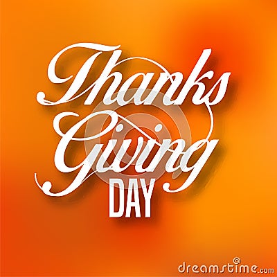 Happy Thanksgiving Day Vector Illustration