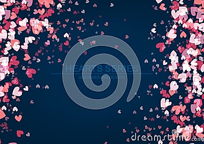 Vector illustration heart background design III Vector Illustration