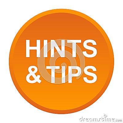 Hints and tips Vector Illustration