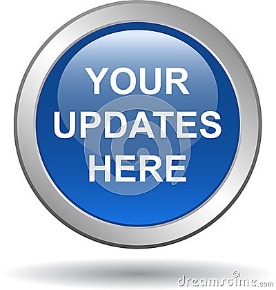 Your updates here web button Vector Illustration