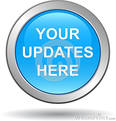 Your updates here web button Vector Illustration
