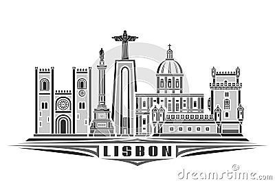 Vector illustration of Lisbon Vector Illustration