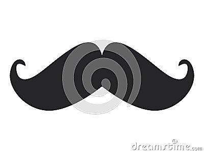 Moustache icon Vector Illustration