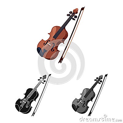 Vector illustration of music and tune logo. Set of music and tool vector icon for stock. Vector Illustration