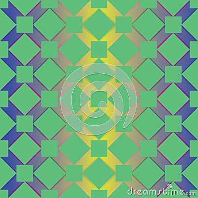 Vector illustration of overlapping rectangles Stock Photo