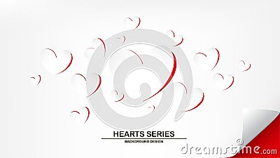 Vector illustration paper heart III Vector Illustration