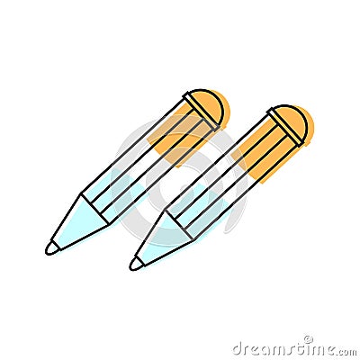 Pens icon. School Element for design Vector Illustration