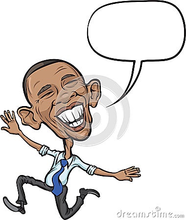 Vector illustration of President Obama Vector Illustration