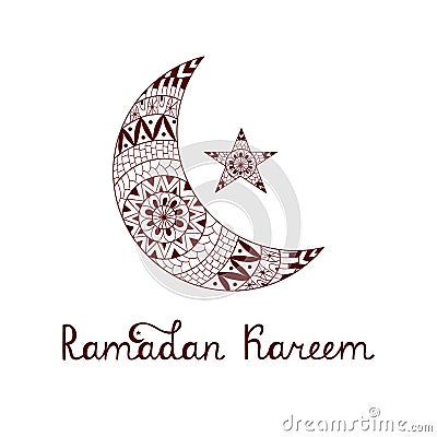 Vector Illustration Ramadan Kareem. Vector Illustration