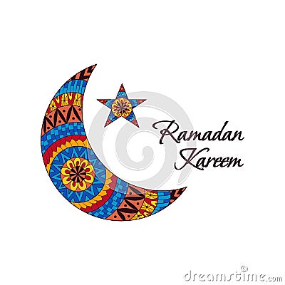 Vector Illustration Ramadan Kareem. Vector Illustration