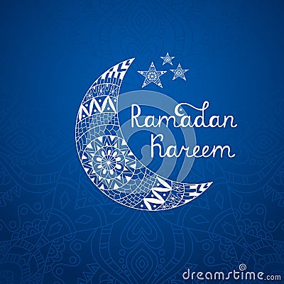 Vector Illustration Ramadan Kareem. Vector Illustration