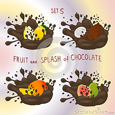 Vector illustration for ripe fruit Vector Illustration