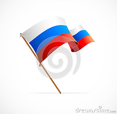 Vector illustration Russia flag Vector Illustration