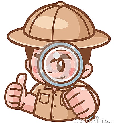 Safari Boy Vector Illustration