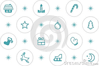 Vector illustration seamless pattern. Flat design Stock Photo