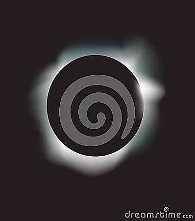 Vector illustration of a solar eclipse Vector Illustration