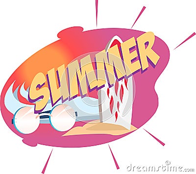 Vector illustration of a Special Summer Offer Vector Illustration