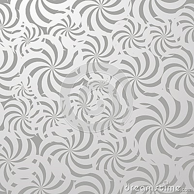 Vector illustration with spiral pattern on gray grunge background. Vector Illustration