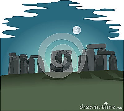 Stonehenge Vector Illustration Vector Illustration