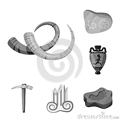 Vector design of story and discovery sign. Set of story and items stock symbol for web. Vector Illustration