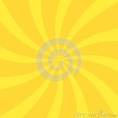 Vector illustration for swirl design. Swirling radial pattern background. Vortex starburst spiral twirl square. Helix rotation ray Cartoon Illustration