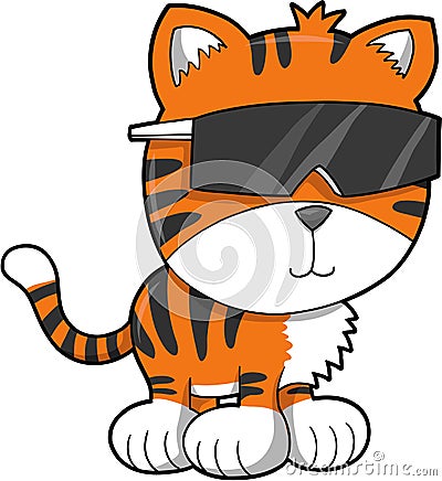 Vector Illustration of Tiger Vector Illustration