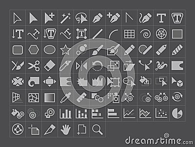 Vector Illustration Tool Icons Vector Illustration