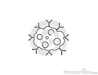 Tumor, Cancer disease icon. Vector illustration. Vector Illustration