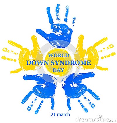 World Down Syndrome Day Vector Illustration