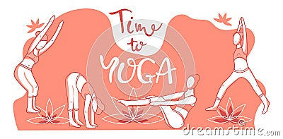 Vector illustration of Yoga Vector Illustration