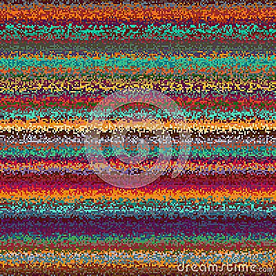 Pattern of a random small dots. Noise background. Seamless image Vector Illustration