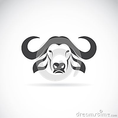 Vector image of an buffalo head Vector Illustration