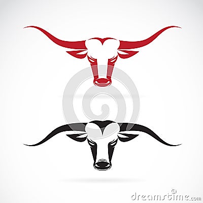 Vector image of an bull head Vector Illustration