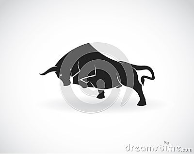 Vector image of an bull Vector Illustration