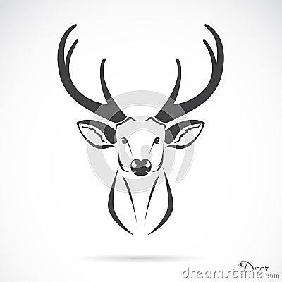 Vector image of an deer head Vector Illustration