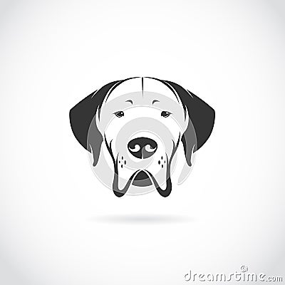 Vector image of dog head Vector Illustration