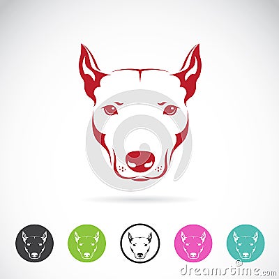 Vector image of a dog head Vector Illustration