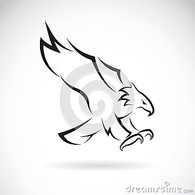 Vector image of an eagle design Vector Illustration