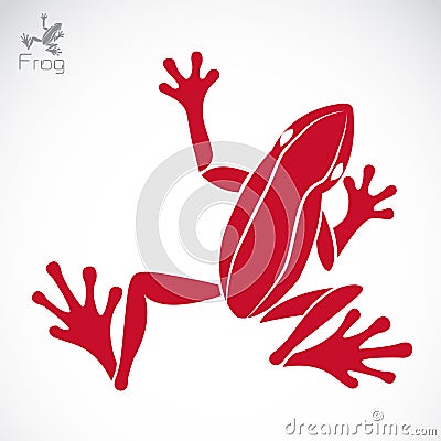 Vector image of an frog Vector Illustration