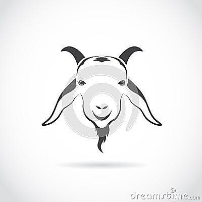 Vector image of an goat head Vector Illustration