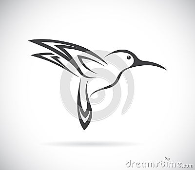 Vector image of an hummingbird design Vector Illustration