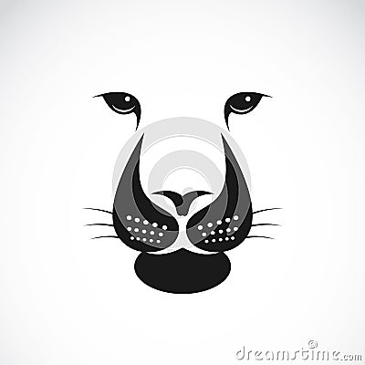 Vector image of an lions face Vector Illustration