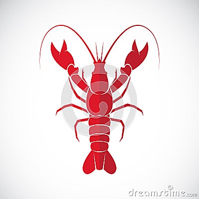 Vector image of an lobster design Vector Illustration