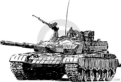 Military machine Vector Illustration