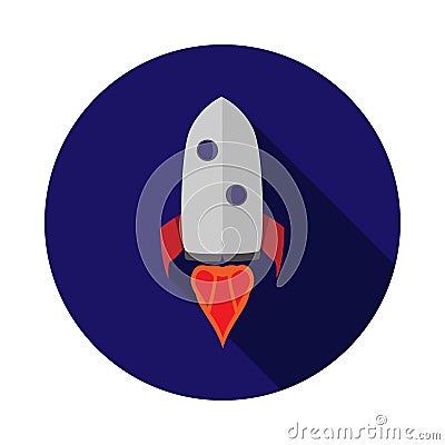Vector image of rocket Vector Illustration