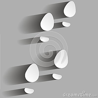 Vector image of shoes tracks, imprint of shoe. Vector Illustration