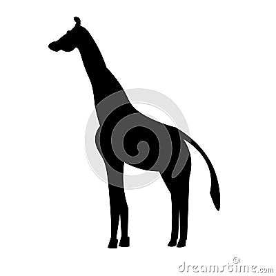 Giraffe Icon Vector Vector Illustration