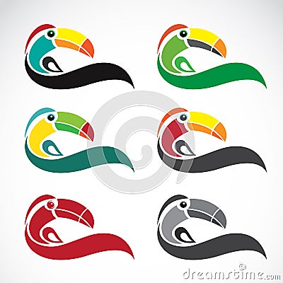 Vector image of an toucan design Vector Illustration
