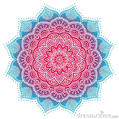 Vector indian Mandala Vector Illustration