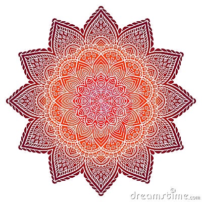 Vector indian Mandala Vector Illustration